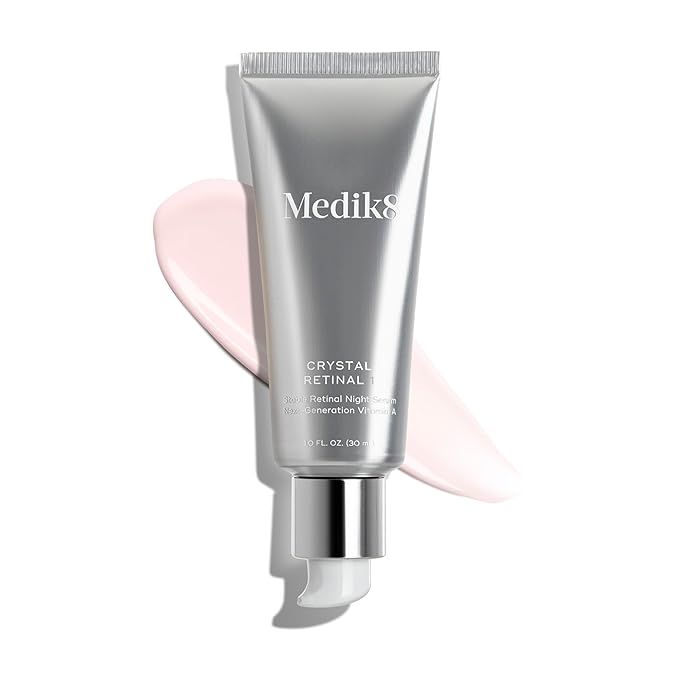 Medik8 Crystal Retinal 1 - Firming, Advanced Skin Retinaldehyde Face Serum - Night Serum with Hyaluronic Acid and Vitamin E - Gluten Free - 1 oz-Velvo Beauty