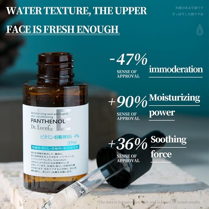 4% Vitamin B5 Face Serum 37ml / Niacinamide, Antioxidant, Reduces Wrinkles, Improves Elasticity,-Velvo Beauty