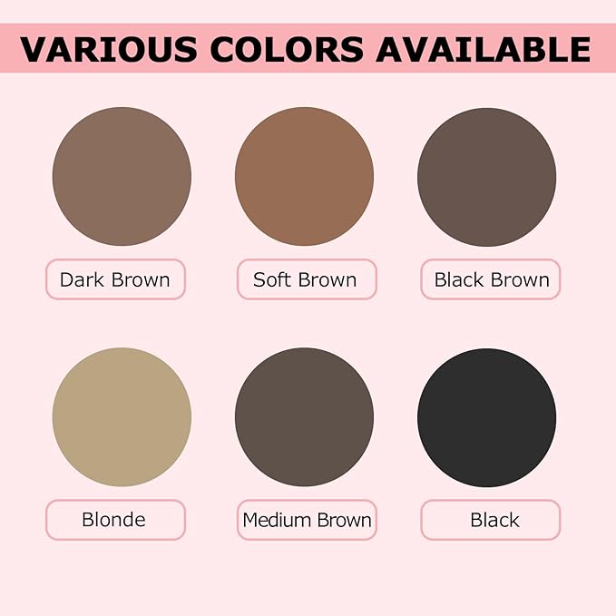 Eyebrow Color Kit with Brow Color & Eyebrow Pencil, 2-in-1 Natural Effects Eyebrow Makeup Set, Easy & Safe to Use 10ml - Blonde-Velvo Beauty