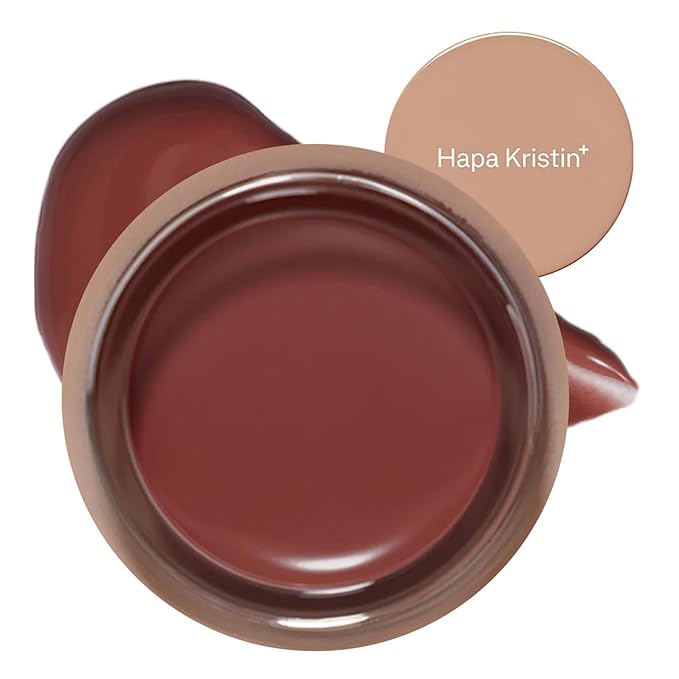 Gleam Glow Lip and Cheek Tint, Hydrating Korean Cream Blush with Long-Lasting Wear, Buildable with Radiant Finish, Mocha Rose 503, 0.15 oz-Velvo Beauty