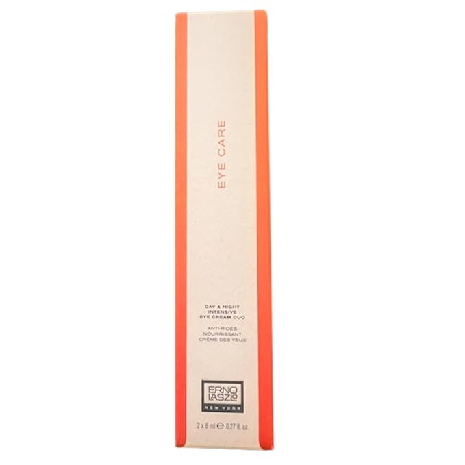 Erno Laszlo Day & Night Anti-Wrinkle Intensive Eye Cream, Mature Skincare, Anti-Aging Eye Cream Helps with Dark Circles, Fine Lines, Crow’s Feet, 2 x 0.27 Fl. Oz.-Velvo Beauty