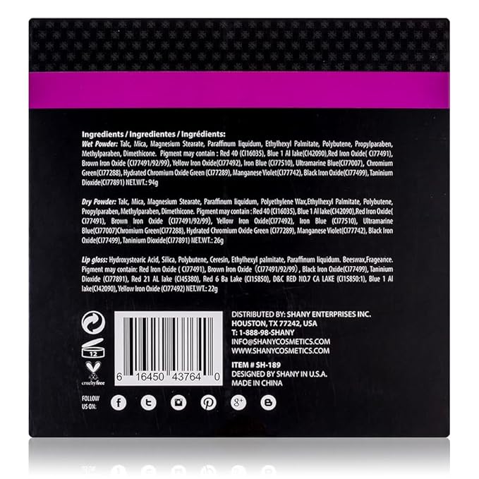 SHANY All About That Face Makeup Kit - All in one Beginner Makeup Set - Eye Shadows, Lip Colors, Face Makeup, Cosmetics applicators & More.-Velvo Beauty