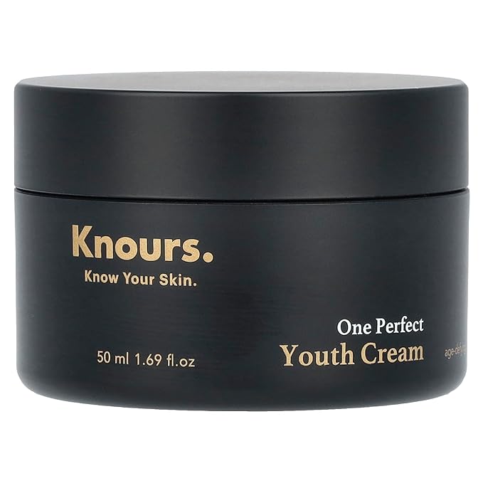 Knours. Moisturizing Shea Butter + Sweet Almond Oil Youth Cream, A rich cream that deeply rejuvenates skin, rich combination of vegan oils - EWG Verified Clean Beauty 50ml 1.69 oz.-Velvo Beauty