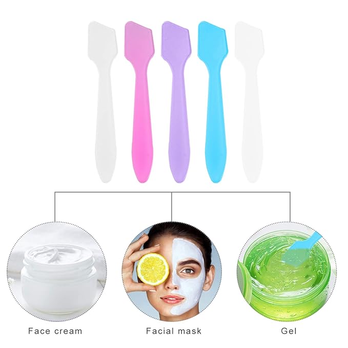 Beaupretty Cosmetic Spatula Stick 150pcs Cosmetic Spatula Plastic Stir Stick Makeup Skin Care Facial Cream Spatula Mud Stirring Rods for Mixing Resin Epoxy Cosmetic Paints DIY Crafts Making-Velvo Beauty