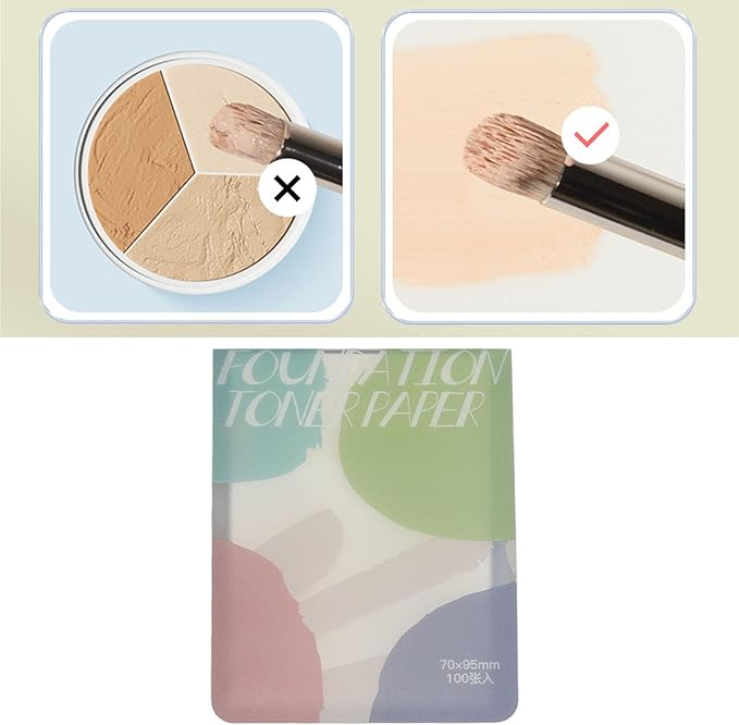 200 Sheets Nail Art Cosmetic Palette Paper Disposable Nail Art Palette Paper Mix Colors for Daily Use-Velvo Beauty