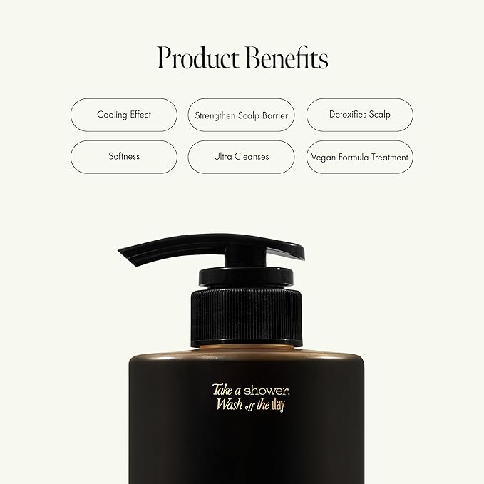 Dark Beer Biome Shampoo - Vegan Anti-Hair Loss Sclap Care with Caffeine & Green Mint Complex for Thicker Stronger Hair- Deep Cleansing, Oil Control & Cooling Effect, Sulfate-Free 500 ml / 16.9 fl oz-Velvo Beauty