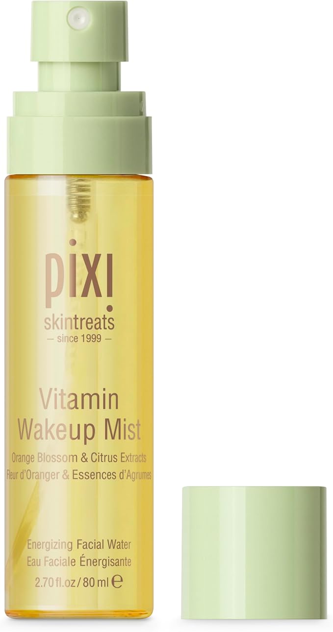 Pixi Vitamin-C Wakeup Mist | Helps Cool, Refresh, and Wake Up Skin | Adds Hydration | Boosting Treatment Toner | 2.7 fl oz / 80ml-Velvo Beauty