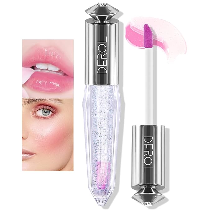 Color Changing Clear Liquid Blush for Cheeks and Lips, Moisturizing Multi-use Rouge Blush Gel, Magic Tinted Balm Waterproof Transparent Cream Liquid Blush, Glossy Shiny Finish Korean Blush Makeup -5ml-Velvo Beauty