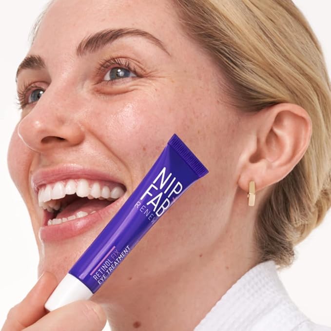 Nip+Fab Retinol Fix Eye Treatment Cream 15 ml | Encapsulated Pure Retinol | De-puffs, Firms and Tackles Dark Circles | Vitamin C | Help Smooth Fine Lines | Ceramides and Hyaluronic Acid-Velvo Beauty