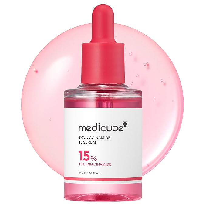 medicube TXA+Niacinamide 15% Glow Facial Serum for After Spot Care | All-in-One Daily Korean Skincare | Uneven Skin Tone, Texture, and Hydration Care | High-Potency Tranexamic Acid 5% | 1.01 fl.oz-Velvo Beauty