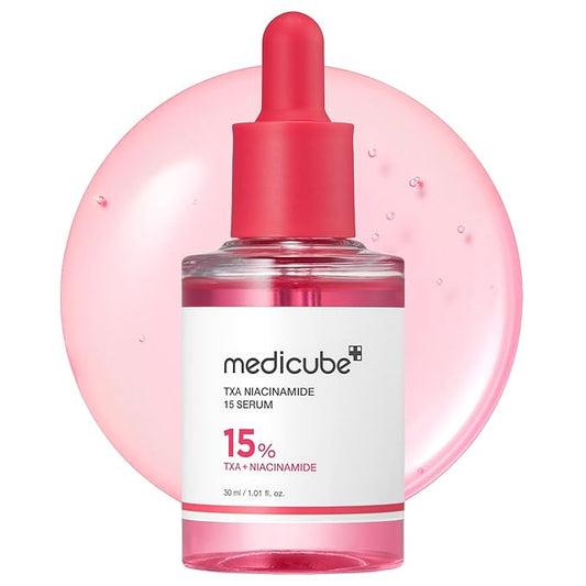 medicube TXA+Niacinamide 15% Glow Facial Serum for After Spot Care | All-in-One Daily Korean Skincare | Uneven Skin Tone, Texture, and Hydration Care | High-Potency Tranexamic Acid 5% | 1.01 fl.oz-Velvo Beauty