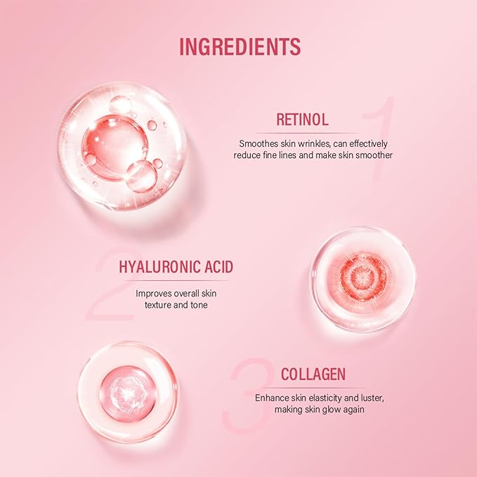 Retinol Eye Cream For Dark Circles And Puffiness, Repair Under Eye Retinol Cream with Hyaluronic Acid and Collagen, Smooth Fine Lines, Wrinkles, Bags & Dark Spots, Tightens Eye Skin Care(Retinol)-Velvo Beauty