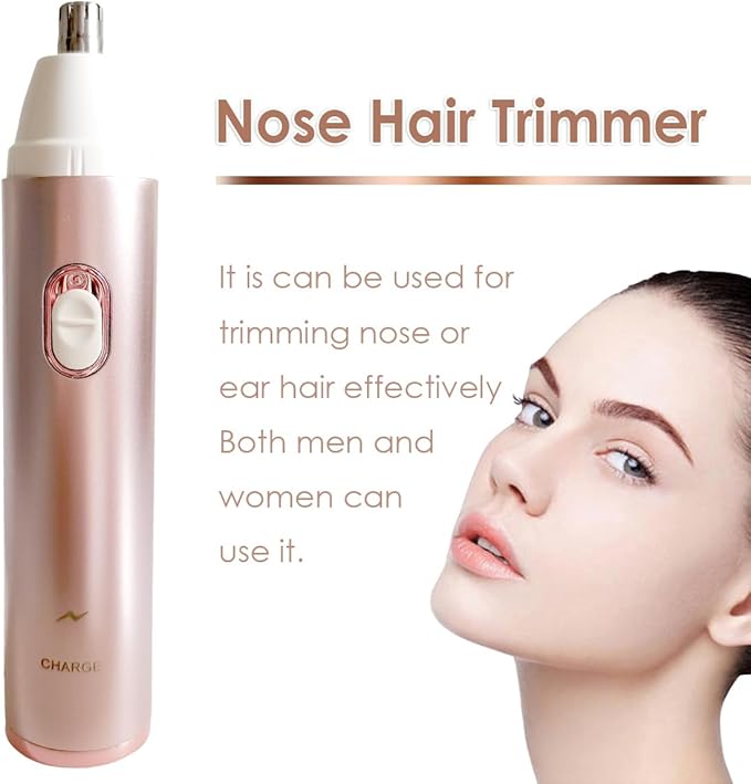 Electric Razor for Women, Hair Trimmer for Bikini Legs Womens Shaving Eyebrow Lips Body Face Beard Mustache Nose Arm Armpit Facial Hair Removal for Women's Shaver 4 in 1 Kit, Type-C Charging Port-Velvo Beauty