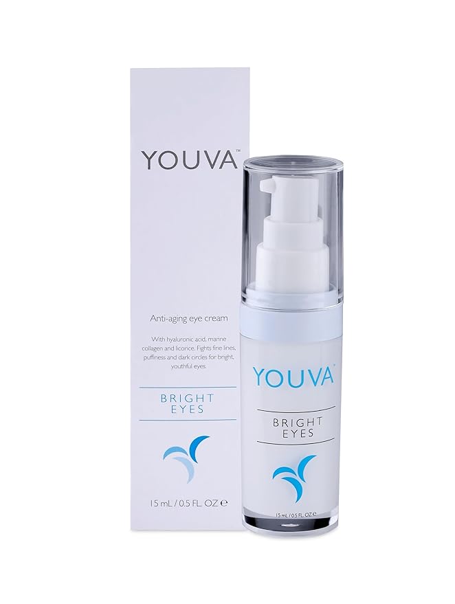 Hyaluronic Acid Anti-Aging Eye Cream - 15ml | Under Eye Cream | Marine Extracts | Bearberry and Licorice Root for Dark Circles | Eye Cream | Wrinkles and Reduce Puffiness | Fragrance-Free-Velvo Beauty