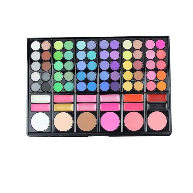 Pro Makeup Gift Set All In One Makeup Palette Cosmetic Contouring Kit 78 Colors Eyeshadow Palette with Blush, Face Powder and Lip Gloss #3 - Ideal Gift for Holiday-Velvo Beauty