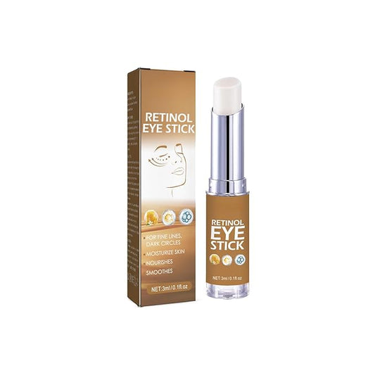 Retinol Eye Stick with Collagen & Hyaluronic Acid Eye Cream for Dark Circle and Puffiness, Brightening Eye Balm Reduces Fine Lines and Bags in 4 Weeks-Velvo Beauty