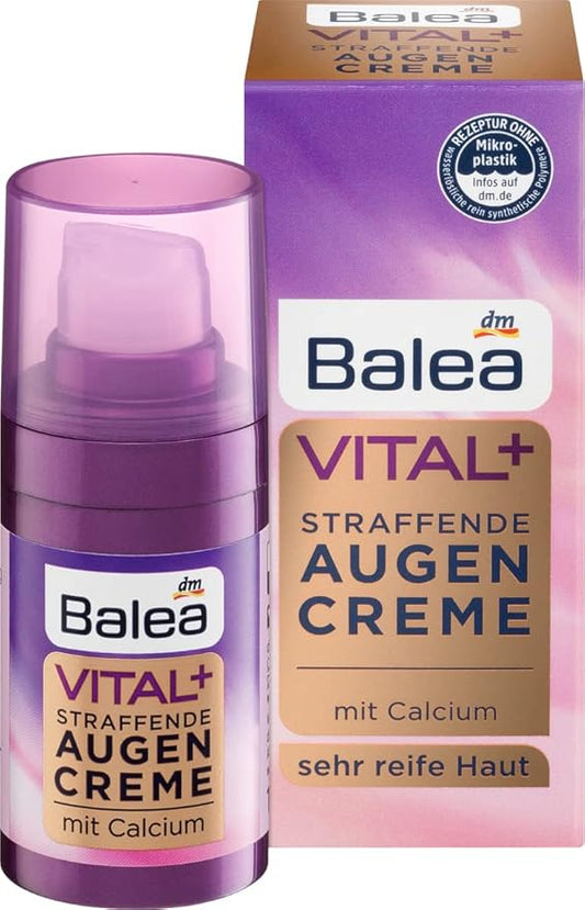 Balea Eye cream VITAL + Firming Eye Cream, 15 ml (Age: +50)-Velvo Beauty