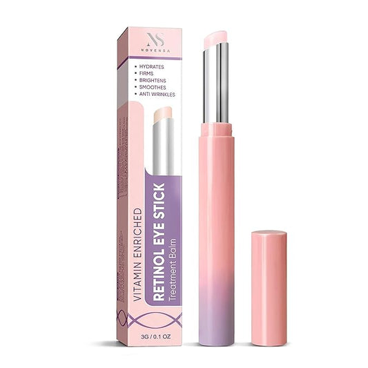 Eye Cream for Dark Circles & Puffiness: Instant Eye Bag Remover Puffiness Treatment, Retinol Eye Stick Bag Blam for Anti Aging - Repair Fine Lines, Crow's Feet & Wrinkles Visibly For Women and Men-Velvo Beauty