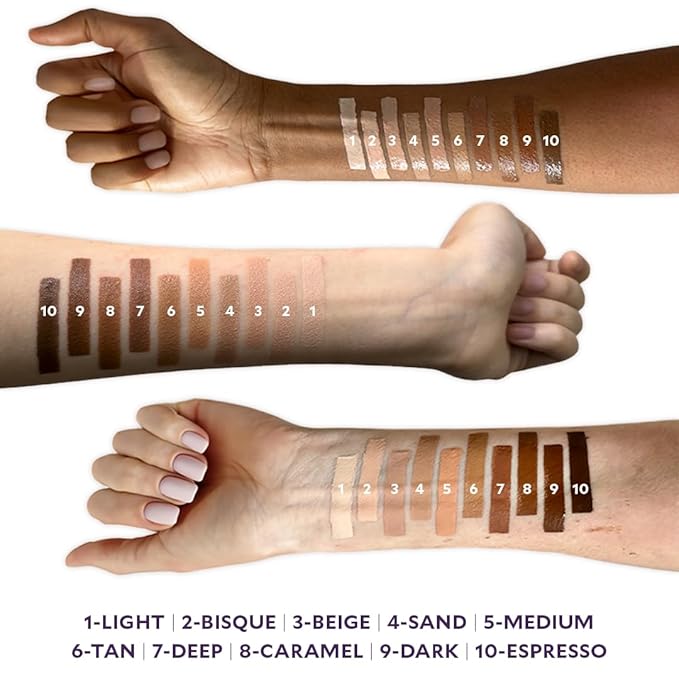 Fièra Luxury Concealer with Anti-Aging - All Day Coverage for Dark Circles, Fine Lines, Wrinkles & Spots - Tan, 0.5 Ounce-Velvo Beauty