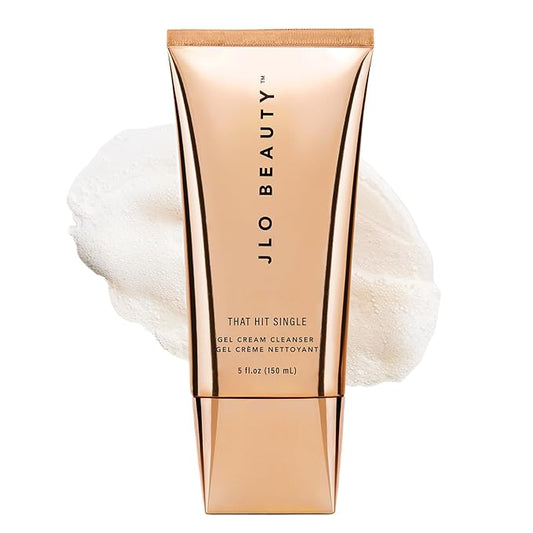 JLO Beauty That Hit Single Face Wash Cream, Antioxidant Rich Gel Cleanser & Makeup Remover Skin Care Formula Gentle Pore Cleansing Daily Facial Cleanser to Support Smooth, Radiant Skin, 5 Oz-Velvo Beauty