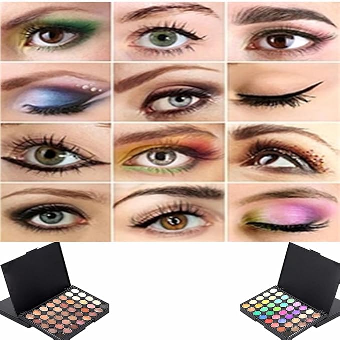 Eyeshadow Palette 40 Color Makeup Palettes Matte Eyeshadow Waterproof Makeup Mixer Palette Make-up For Women Beauty (Type A)-Velvo Beauty