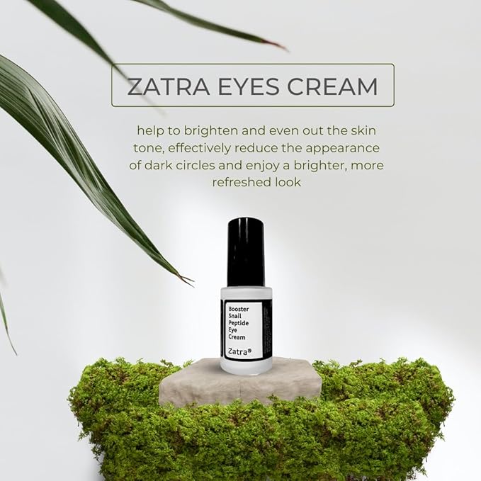 Eye Cream Peptide Snail Mucin Filtrates! NIACINAMIDE- Moisturizer, Brightening, Reduce Dark Circles & Wrinkles, Fine Lines, Sign of Aging. Made in Korea Skincare!-Velvo Beauty