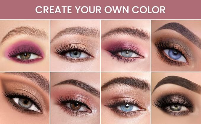 30 Colors Nude Champagne Gold Matte Shimmer Eyeshadow Palette with Brush for Eye Makeup,High Pigmented Pink Purple Brown Eye Shadow Primers Powder Palet de sombras de ojos-Big30-Velvo Beauty