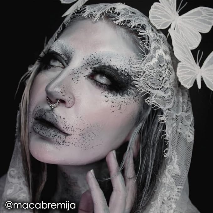 Mehron Makeup CreamBlend Stick | Face Paint, Body Paint, & Foundation Cream Makeup | Perfect for Halloween .75 oz (21 g) (Butterfly Ivory)-Velvo Beauty