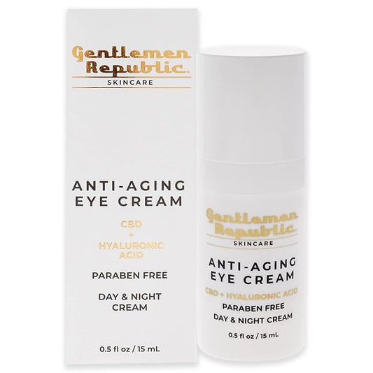Gentlemen Republic Genuine Grooming Anti-Aging Eye Cream Men Cream 0.5 oz-Velvo Beauty