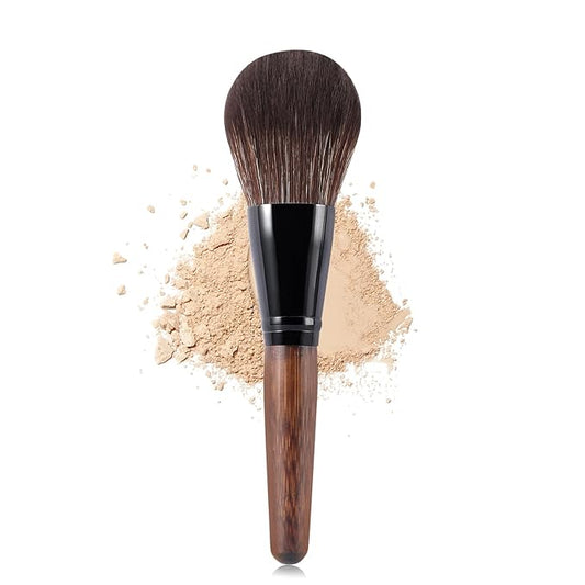Large Bamboo Mineral Powder Brush, Fluffy Foundation Makeup Brush Kabuki Brushes with Soft Synthetic Bristles for Loose & Pressed Powder, Liquid, Cream, Buffing, Blending, Vegan & Cruelty-Free Tool-Velvo Beauty