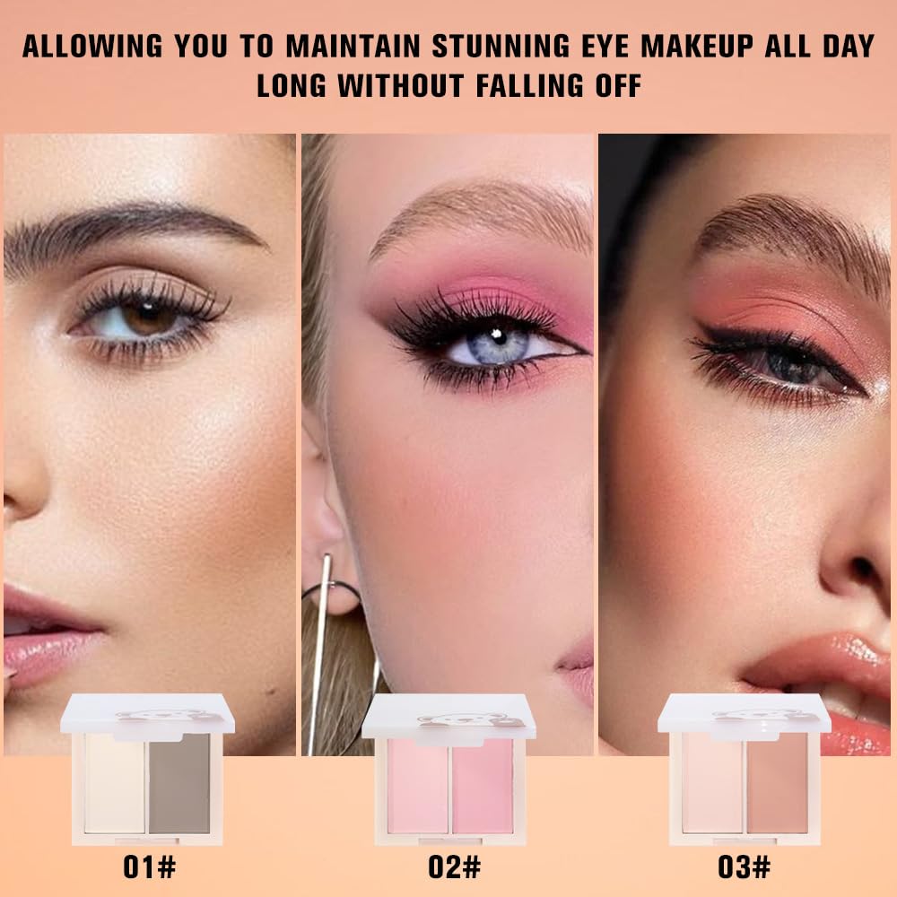 AMY'S DIARY Matte Eyeshadow, Nude Pink Eyeshadow, Ultra-fine Lightweight Powder, Multiuse Blendable Eye shadow and Blush Makeup, Daily Matte Warm Tone Eyes Makeup, Half Pink (03#)-Velvo Beauty