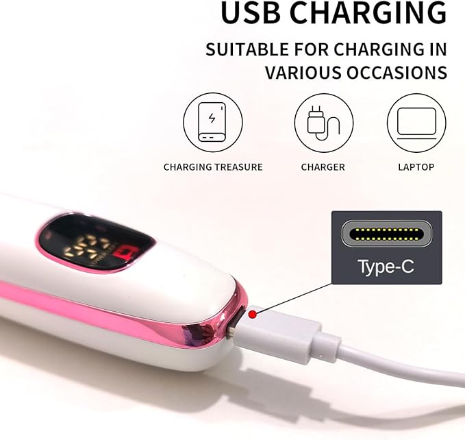 Electric Razors for Women, Bikini Trimmer for Women 5 in 1 Body Shaver for Nose Hair Face Eyebrow Arms Legs Armpit Underarm Pubic Area, Replaceable Lady Facial Razor Painless USB Charge Female Gift-Velvo Beauty