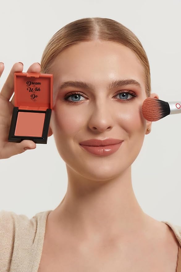 Pastel Cream Blush 46 | Fresh | Healthy & Natural Look | Ligh Weighted Formula | Sebum Control Richly Pigmented | Easily Blendable | Long Lasting | Semi Matte | 0.18 oz.-Velvo Beauty