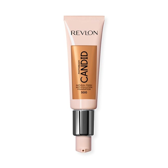 REVLON Pack of 2 Revlon PhotoReady Candid Natural Finish Foundation, Almond 500-Velvo Beauty