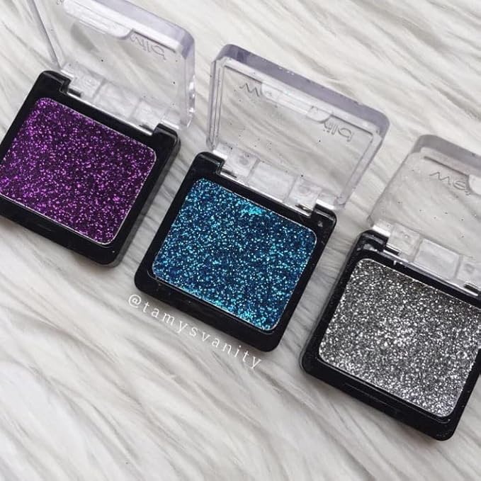 wet n wild Color Icon Eyeshadow Glitter - Ultra-Pigmented, Vitamin E Infused for a Silky-Smooth Moisturizing Application, Cruelty-Free & Vegan - Karma-Velvo Beauty