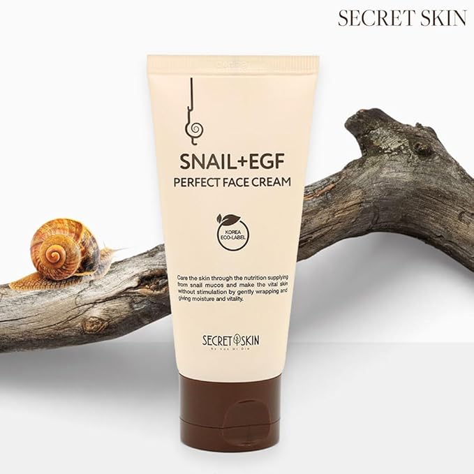 SECRET SKIN Snail+EGF Perfect Cream Wrinkle Bounce Firming Fine line Care Korean Skin Care (#02 Face Cream)-Velvo Beauty