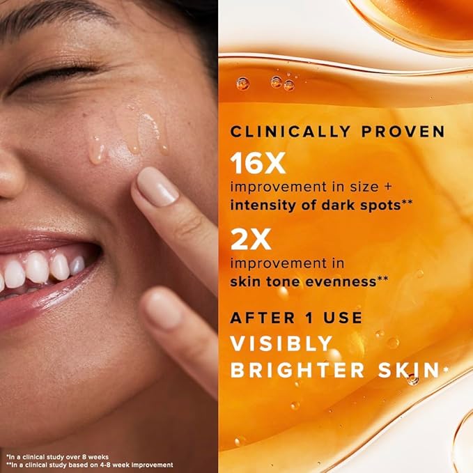 Farmacy 10% Vitamin C Serum for Face - Brightening Vitamin C Face Serum to Firm + Smooth Skin Texture - L Ascorbic Acid + Tangerine Peel Infused Skin Care to Hydrate and Even Skin Tone (30ml)-Velvo Beauty