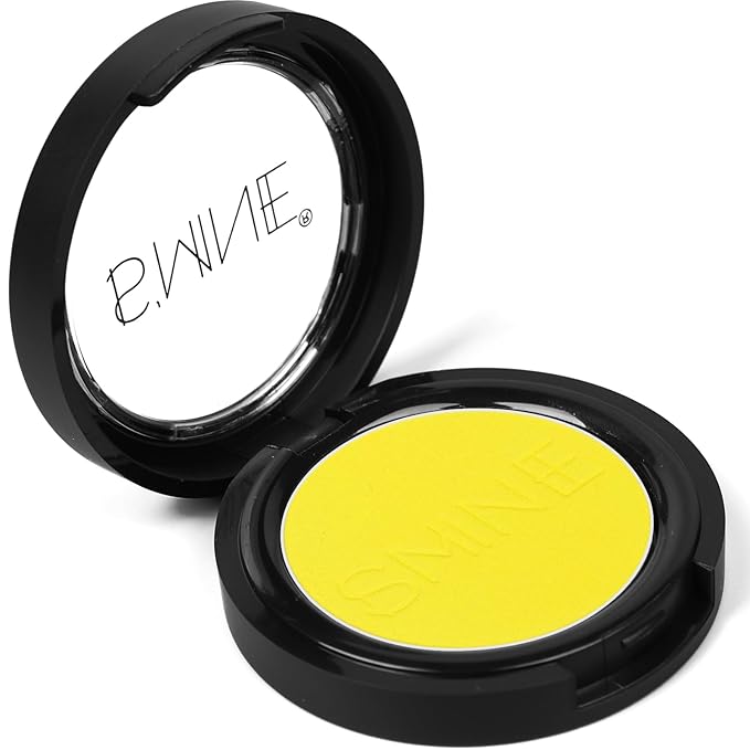 IS'MINE Single Yellow Matte Eyeshadow Powder Palette High Pigment, Longwear, Intense Color Best Yellow Eyeshadow-Velvo Beauty