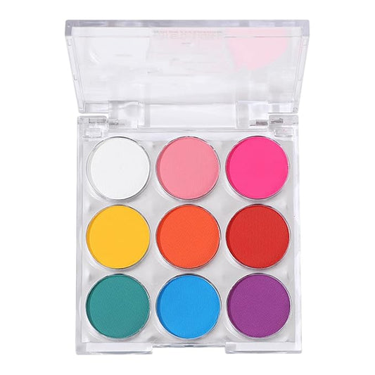 Mattew Eyeshadow Palette 9 Colors Cool Toned Matte Glitter Eyeshadow Palette (Color 02)-Velvo Beauty