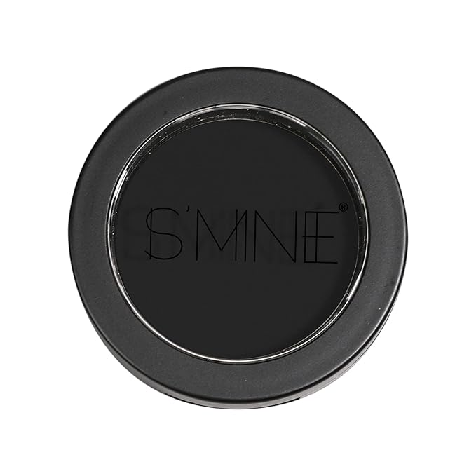 ISMINE Single Black Matte Eyeshadow Powder Palette High Pigment, Longwear, Intense Color Best Black Eyeshadow-Velvo Beauty