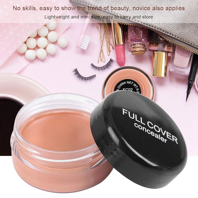 Concealer Conceal Dark Circles Eye Bags Acne Marks Makeup, Under Eye Concealer Full Coverage Brightening Eye Dark Circles, Long Wear Beauty Makeup Face-Velvo Beauty