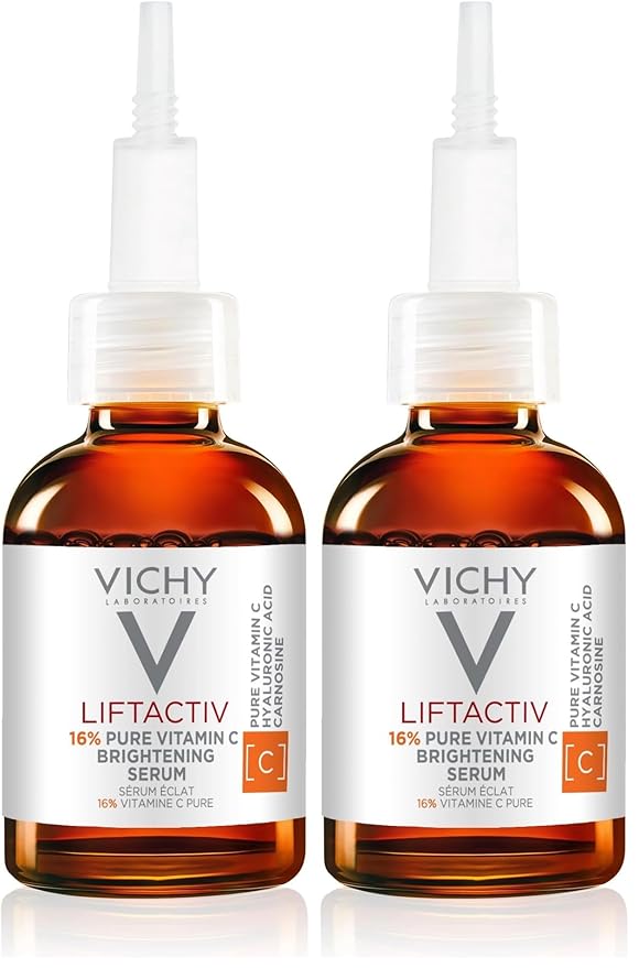 Vichy LiftActiv Vitamin C Serum For Face, Brightening Serum With 16% Pure Vitamin C + Hyaluronic Acid + Vitamin E, Improves Radiance & Firmness, Anti Aging, Protects Skin From Discoloration-Velvo Beauty