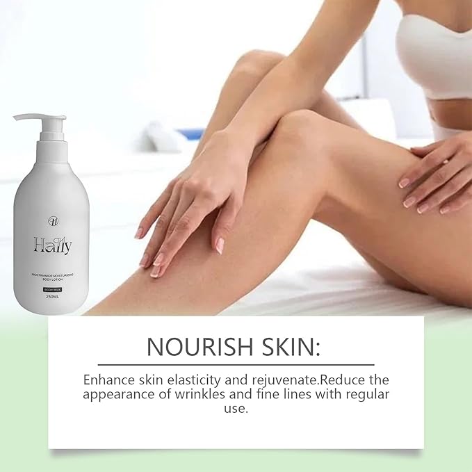 Body Lotion from Korea Whitening Remove Dark Spots, Original Niacinamide Whitening Body Lotion for Dry, Rough & Sensitive Skin, Moisturizing & Nourishing (2)-Velvo Beauty