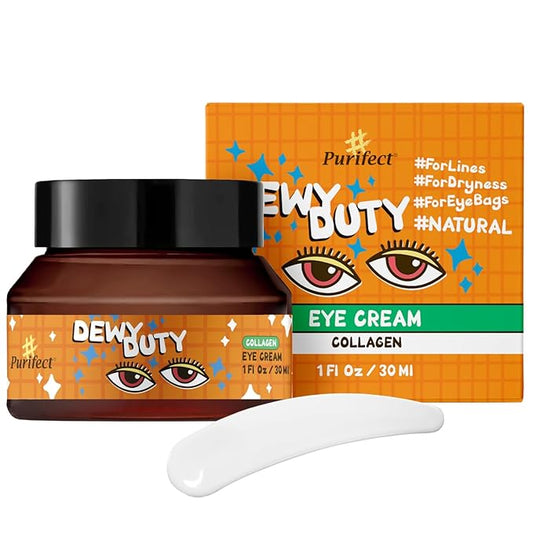 Made in USA Natural Eye Creams - #Purifect 30 ml (#Dewy Duty - Collagen)-Velvo Beauty