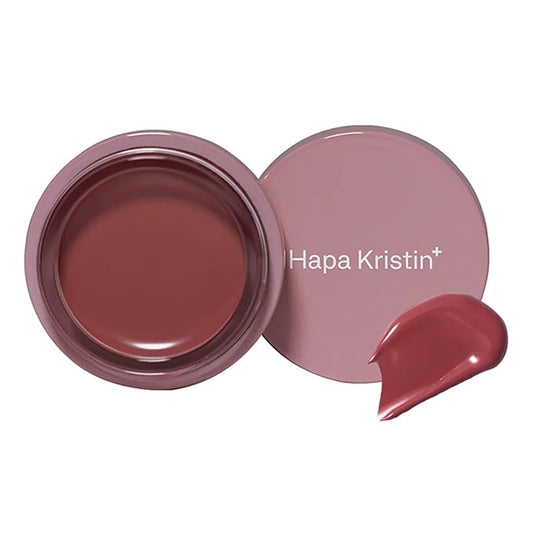 Gleam Glow Lip and Blush | a Classic, Vibrant Red that brings a Fresh, Lively Energy | perfectly pairs with Hapa Kristin Colored Contacts, 0.148 Oz (4.2g) (Dusky Rose 302, one)-Velvo Beauty