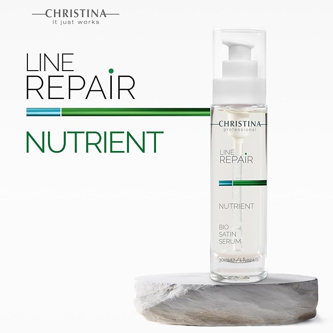 Christina Line Repair Bio Satin Vitamin C Serum for Face | Deeply Nourished Radiant Skin | Vitamin-Rich Protection | Retinol Revitalization Face Serum | For Sensitive, Normal, and Dry Skin 30ml-Velvo Beauty