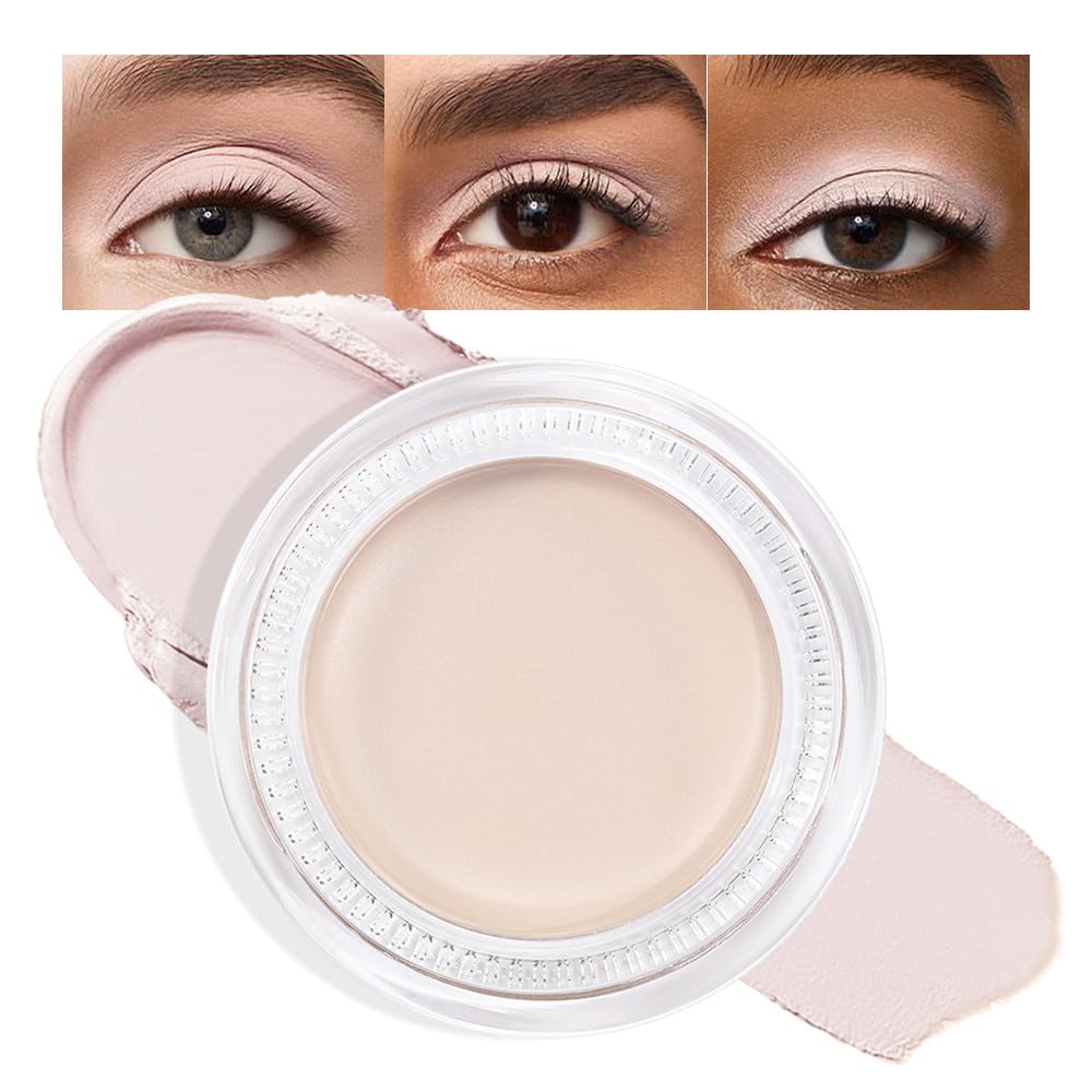 Single Cream Bright Nude Matte Eyeshadow Palette Makeup, Natural Single Mini Instant Holographic Eyeshadow For Women, Sombras Crema Para Ojos, Talc, Paraben & Cruelty Free, R01-Velvo Beauty