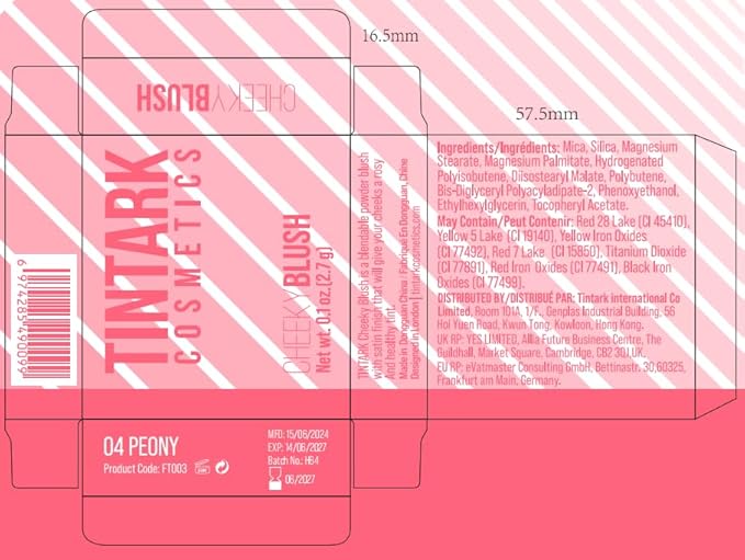 Cheeky Blush Compact for Face Cheeks, Talc Free Blusher Palette, Matte Powder Makeup, Natural Healthy, Mauve Pink Magenta Peach Red, Vegan Cruelty Free-Velvo Beauty