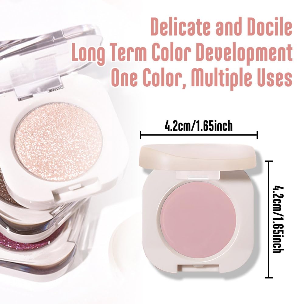 Single Nude Pink Matte Eyeshadow,Bright Intense Monochrome Eye Shadow,Apply Makeup Easily,Matte Pressed Powder Single Eyeshadow,24 Hour Eye Makeup Longwear Waterproof-Velvo Beauty
