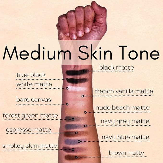 Bare Canvas Beige Neutral Naked Bare Matte Pressed Powder Single Vegan Eyeshadow; Talc, Paraben & Cruelty Free-Velvo Beauty